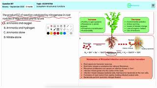 The Role of Producers, Consumers, &amp; Decomposers in Ecosystem Function| NEET 2020 Botany Question 167