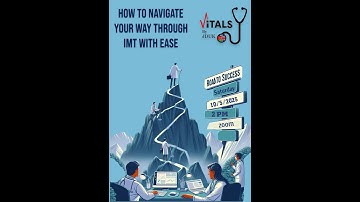 How to navigate through IMT training - JDUK Vitals