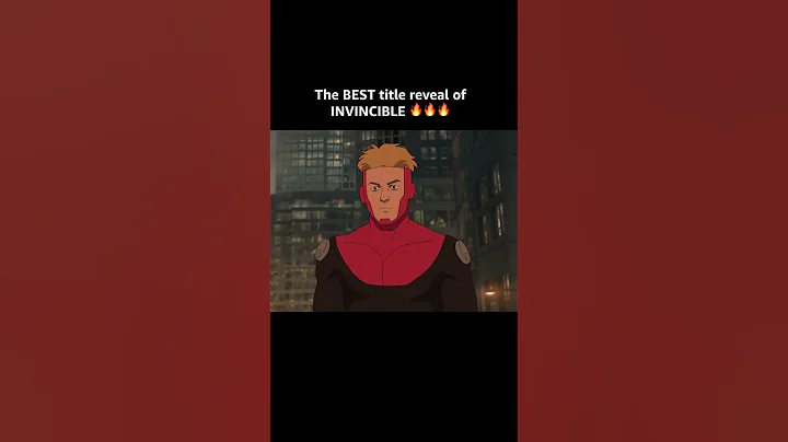 The BEST Invincible opening ever #Invincible #invincibleTitleCard #powerplex #aaronpaul #stevenyeun