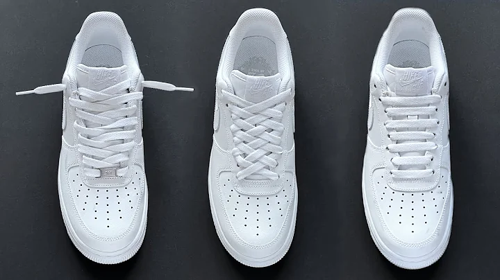 5 WAYS HOW TO LACE NIKE AIR FORCE 1 LOW