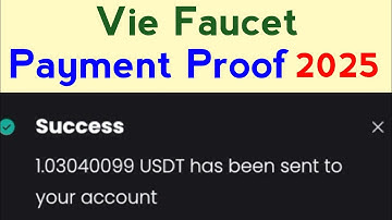 How To Withdraw From Vie Faucet | Vie Faucet Payment Proof | 2025