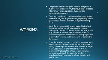 Extract Text From Image Using C#