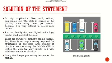 Parking Slot Detection Using Matlab
