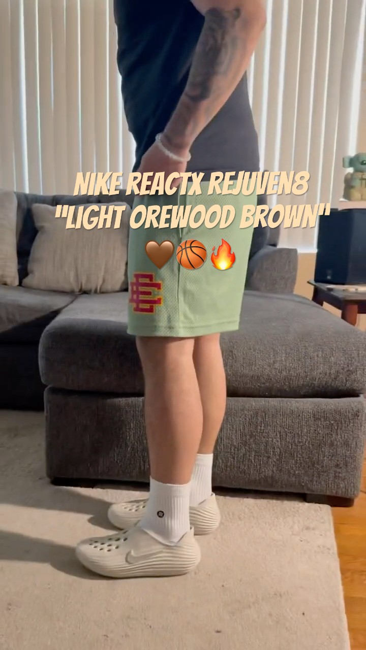 Nike React X Rejuven8 “Light Orewood Brown” 🤎🏀🔥 Full