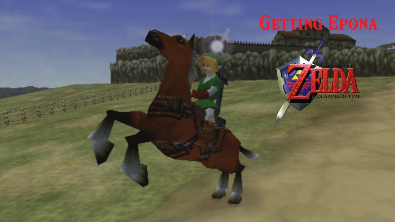 NIB - Legend of Zelda Ocarina of Time Link and Epona N64 Era Video Game  (RARE)