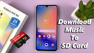 How To Download Music To SD Card On Samsung Galaxy A34 5G screenshot 3