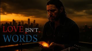 Love Isn't Words | Slow Blues Rock Ballad (Official Audio With Lyrics)
