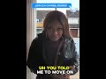 Jealous ex-girlfriend comes to my door.