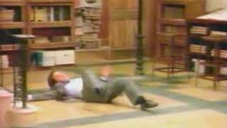 "Perfect Strangers" Larry versus the stairs