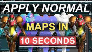 Blender 2.8 : Principled BSDF - Apply Normal Maps (In 10 Seconds!!!)