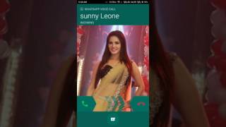 Sunny Leone fake whatsapp call fake