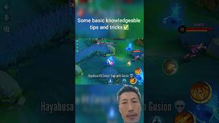 Some basic knowledgeable💯 tips and tricks✅️ #moba55Creator #moba55allstar #mlbb  #mobalegends5v5