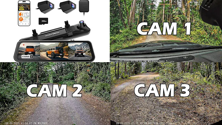 Wolfbox G900 TriPro Bumper Dash Cam installed on 2025 Ram 1500 Rebel