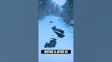 Before and After FX | DJI Avata 2 Drone Video Colorization #snow #drone #fpv #wyoming