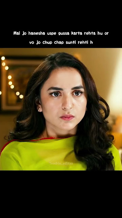 Vo chup chap sunti rehti h 🥺... #terebin #wahajali #yumnazaidi #meerab #murtasim #meerasim #yumhaj