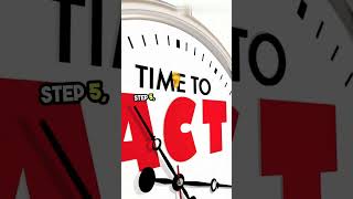 Master Your Fears : 5 Steps Guide  #motivation #timemanagement #procrastination #shorts