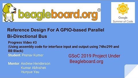 5.GSoC-19 Beagleboard progress video#4