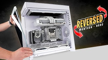 The Future of PC Cases Is... UPSIDE DOWN?? - Montech HS02 Review