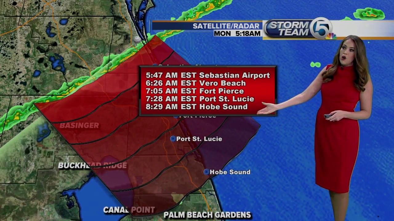 South Florida Monday Morning Forecast 12 2 19 Youtube