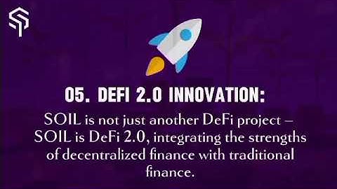 SOIL: The fully regulated DeFi infrastructure backed by Real World Assets 🏡