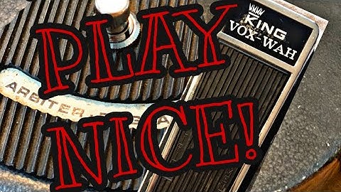 GETTING A WAH WAH TO WORK WITH A FUZZ PEDAL..