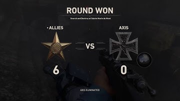 FIRST IN THE WORLD? - CoD WW2 Sainte Marie Du Mont Top of Map Glitch Trickshot! (Private Match)