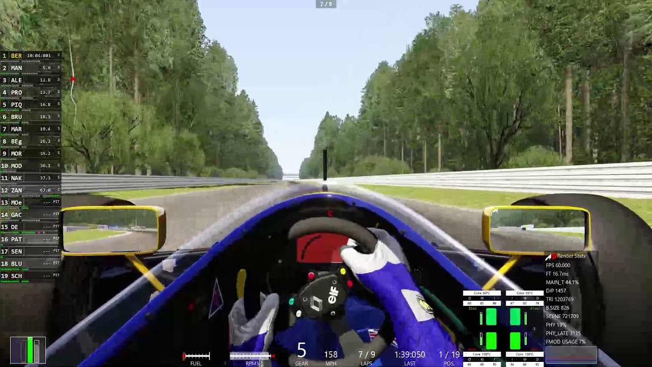 Assetto Corsa 1991 Formula One World Championship Season 3. German