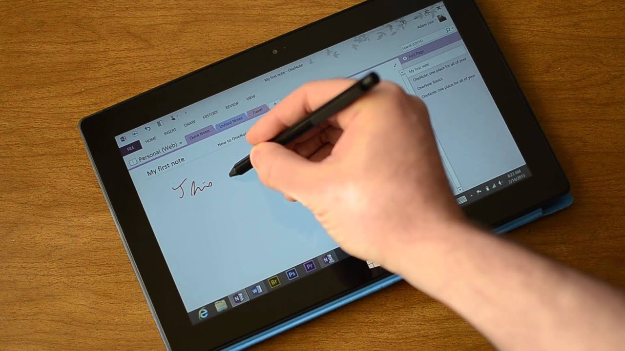 Surface Pro Handwriting Recognition Demo | Pocketnow - YouTube