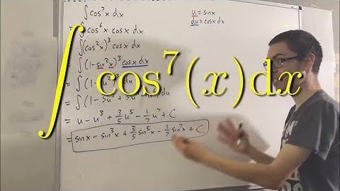 Integral of cos^7(x) dx (ILIEKMATHPHYSICS)