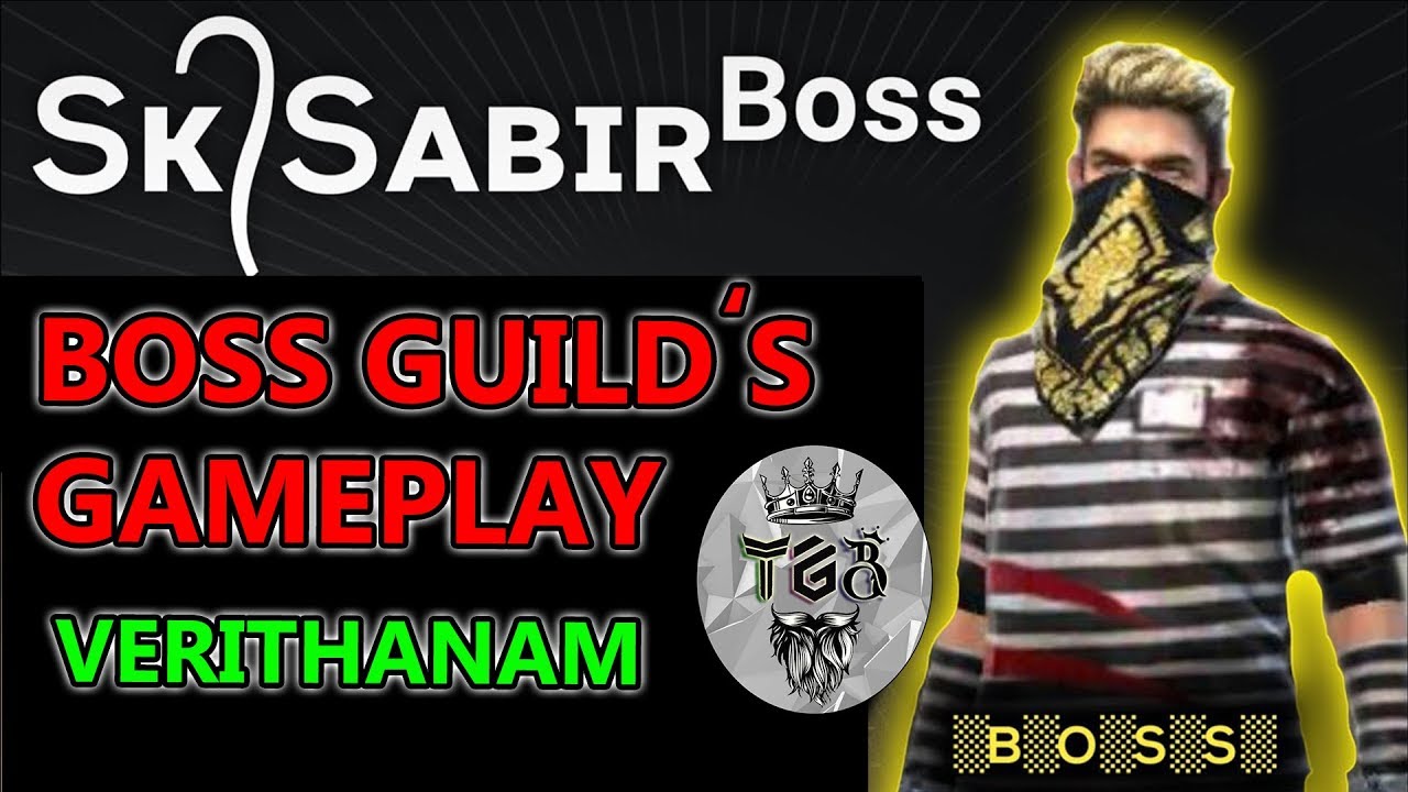 SK SABIR BOSS GAMEPLAY TRICKS | Free fire tricks tamil ...