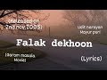 Falak Dekhoon Lyrics Song Udit Narayan Mayur Puri Garam Masala