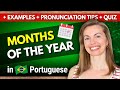 What Are the MONTHS of the YEAR in BRAZILIAN PORTUGUESE? | Vocabulary in Brazilian Portuguese