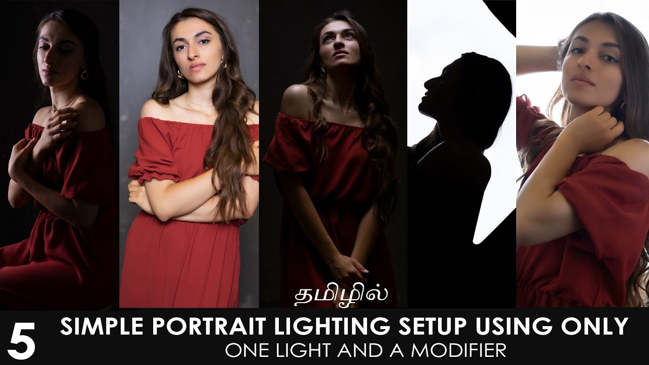 5 Simple portrait lighting techniques using one light and a modifier ...