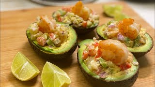 Avocado stuffed with Shrimp