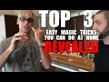 TOP 3 EASY Magic Tricks YOU CAN DO AT A BAR (REVEALED / EXPLAINED)