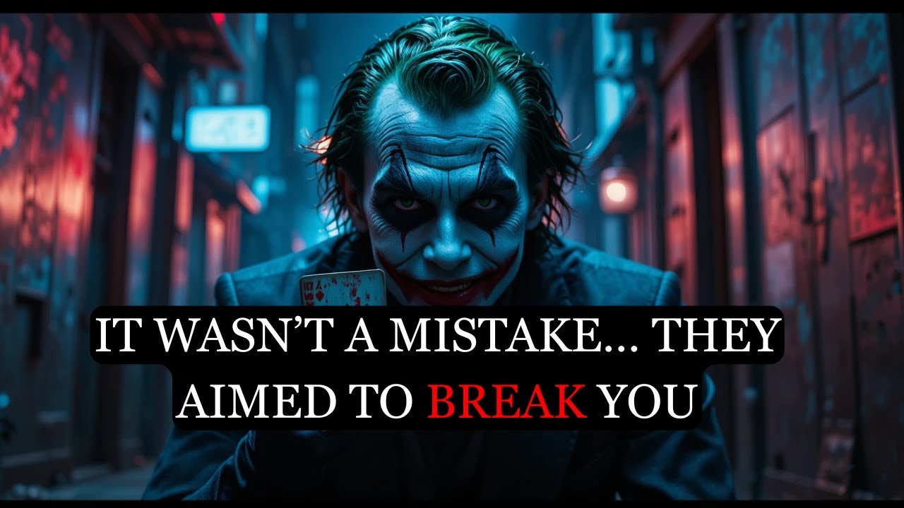 Don’t Forgive… They Knew Exactly What They Were Doing - Joker Speech | Dark Motivation