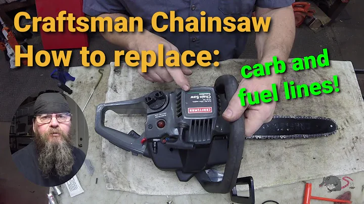 Guide complet pour remplacer le carburateur et les conduites de carburant de votre tronçonneuse Craftsman