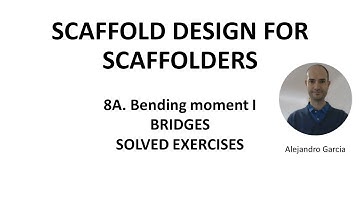 Bending moment I: Bridges Solved exercises - Scaffold design for scaffolders 8A