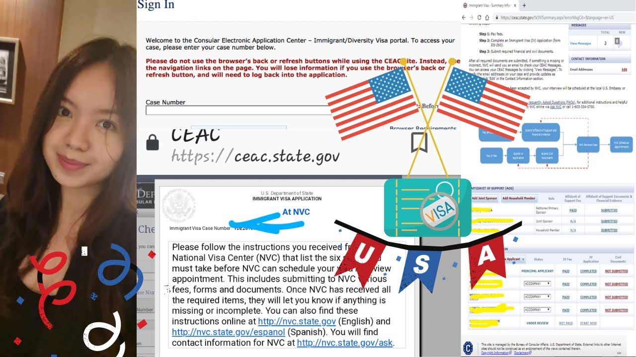 Philippines us immigrant visa process 2022 cspa nvc ceac getting