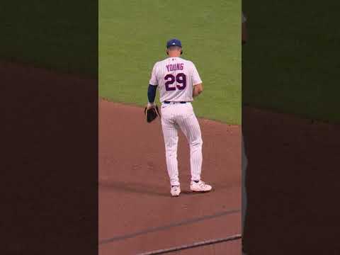 Jared Young with the QUICK REACTION ⚡️#mets #mlb #baseball #sports #highlights #shorts