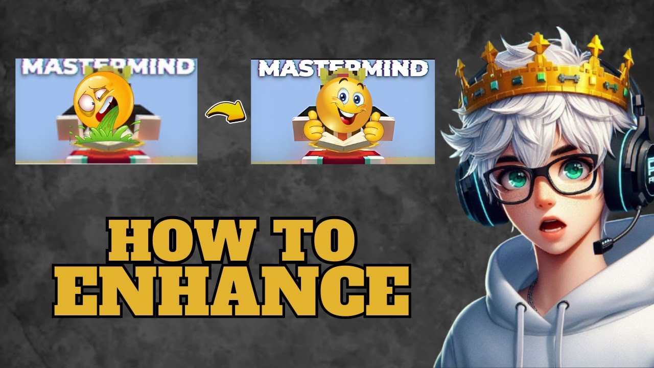 This is how you can make your thumbnails & logos Enchanced.... - YouTube