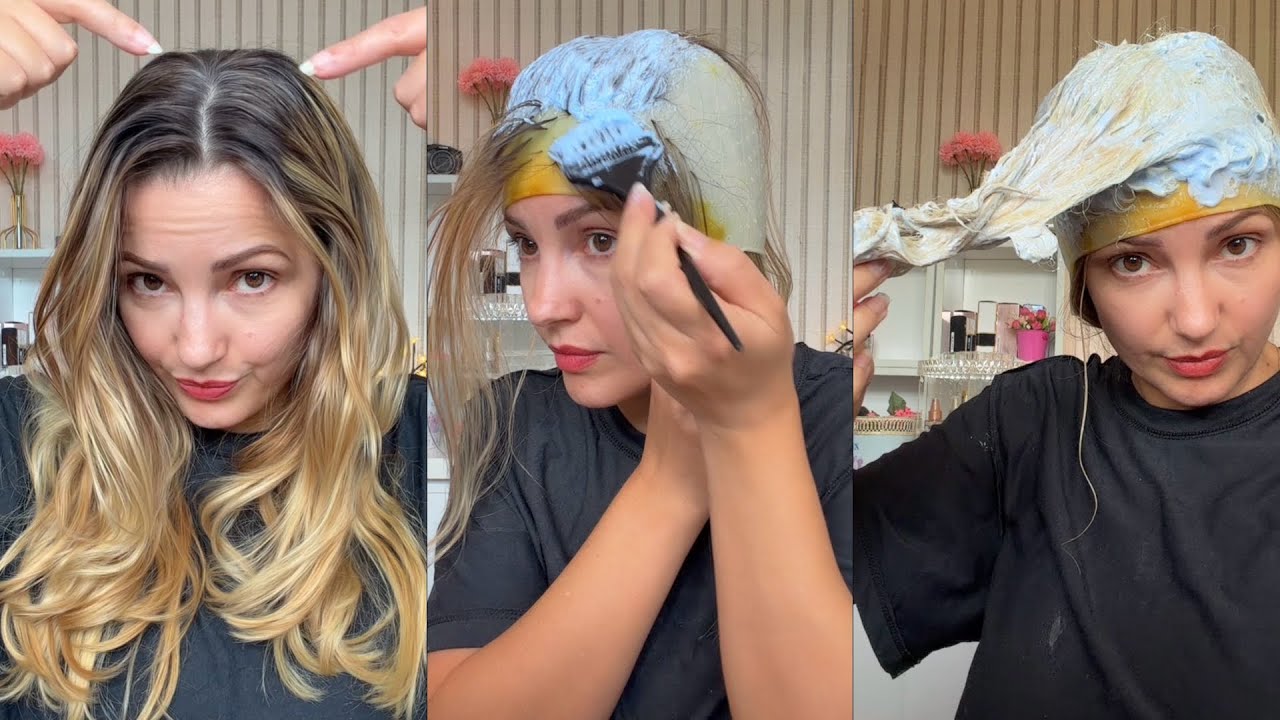 RETOQUE DE LUZES em casa topo e contorno {passo a passo} 