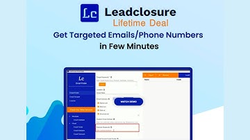 LeadClosure Lifetime Deal - Get Targeted Emails/Phone Numbers in Few Minutes!