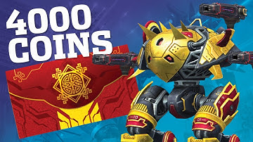 War Robots - Lunar New Year Loot Box Opening (4000 Coins) + EPIC Game! | WR Gameplay