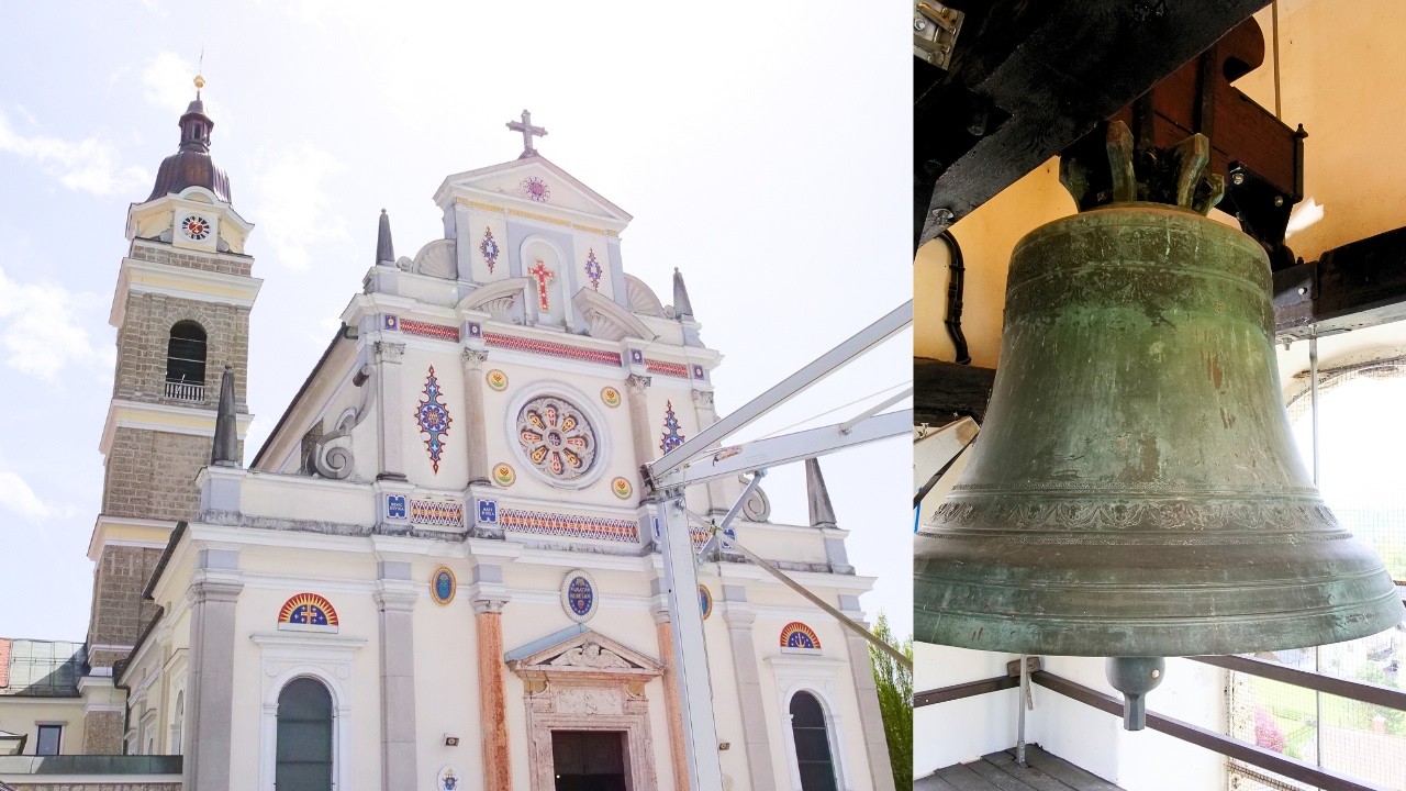 Brezje (SLO) Narodna Bazilika Marije Pomagaj (frančiškani) -zvonovi / National Basilica -bells
