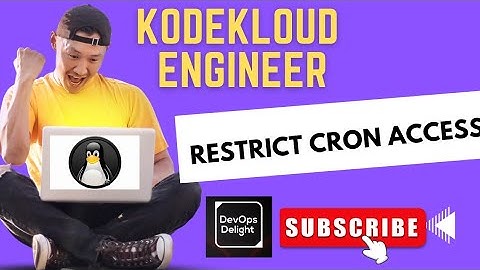 Kodekloud Engineer - Linux _ Level 1 | Task -13 | Restrict Cron Access