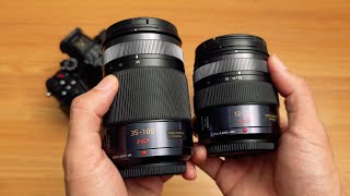 Panasonic Leica 12-35mm & 35-100mm f/2.8 Lens | Version I vs III