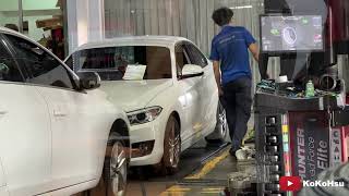開BMW去換輪胎，結果發現輪框變形！真圓修復【KoKoHsu】
