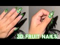 How to do easy 3D fruit nail art