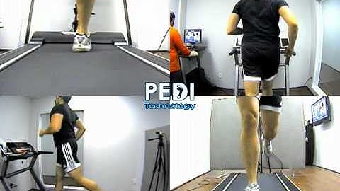 Pedigait 4 camera gait analysis system
